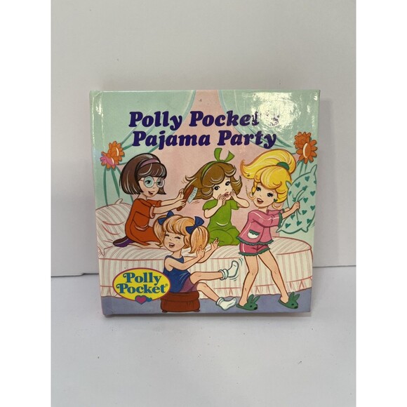 Vintage Polly Pocket's Pajama Party Pop-Up Book 1995 Bluebird Story Pops - Picture 1 of 7